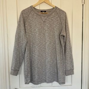 Heathered Oatmeal Crew Neck Sweatshirt